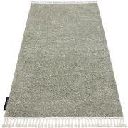 Tapis Rugsx Tapis BERBER 9000 vert Franges berbère marocain 120x170 cm