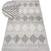 Tapis Rugsx Tapis NANO EO61A Diamants, bouclé, tissé plat 80x150 cm