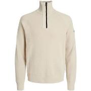 Pull Jack &amp; Jones 12240621 FILO HALF ZIP-MOONBEAM