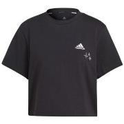 T-shirt adidas CROP TOP - BLACK WHITE - S