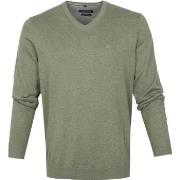 Sweat-shirt Casa Moda Pull Vert Foncé