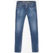 Jeans Le Temps des Cerises Jeans 600/17 adjusted basic destroy bleu