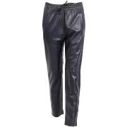 Pantalon Oakwood Pantalon jogpant en cuir Gift Ref 50426 Bleu Marine