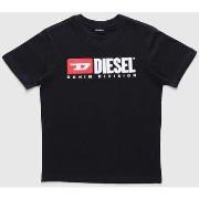 T-shirt enfant Diesel T-JUSTDIVISION 00J47V 00YI9-K900 BLACK