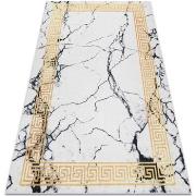 Tapis Rugsx Tapis lavable ANDRE 1126 Marbre, grec antidérapan 80x150 c...