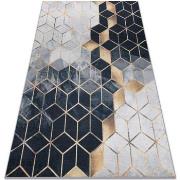 Tapis Rugsx Tapis lavable ANDRE 1171 Cube, géométrique antid 80x150 cm