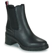 Boots Tommy Hilfiger ESSENTIAL MIDHEEL LEATHER BOOTIE