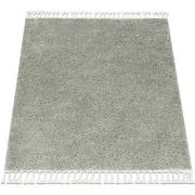 Tapis Rugsx Tapis BERBER carré 9000 vert Franges berbère 120x120 cm