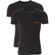 T-shirt Emporio Armani - Tee-shirt X2 - noir