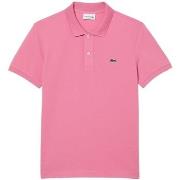 T-shirt Lacoste Polo homme Ref 53342 2R3 Rose