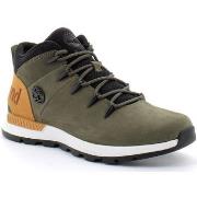 Baskets Timberland Basket mi-haute à lacets pour homme en vert Sprint ...