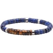 Bracelets Sixtystones Bracelet Chakra Perles Heishi Lapis -Medium-18cm