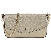 Sac Bandouliere Pourchet Pochette Ref 49637 Or 22*13*3 cm