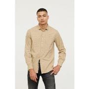 Chemise Lee Cooper Chemise DUOMO Argile Beige