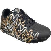 Baskets basses Skechers Uno metallic love