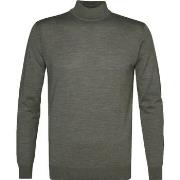 Sweat-shirt Profuomo Pull Turtleneck Merino Vert