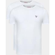 T-shirt Guess - Tee-shirt X2 - blanc