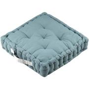 Coussins Stof Epais coussin de sol en coton uni jade