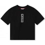 T-shirt enfant BOSS Tee shirt junior noir G25140/09B - 10 ANS