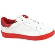 Chaussures Café Noir Sneaker Bianco Rosso IPP132