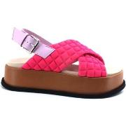 Chaussures L4k3 Malibù Sandalo Fasce Incrocio Pink Rosa F18-MAL