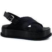Chaussures L4k3 Malibù Sandalo Fasce Incrocio Black Nero F22-MAL