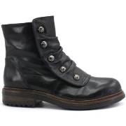 Chaussures Jiudit Stivaletto Biker Borchie Nero I2023