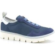Chaussures Panchic Sneaker Slip On Suede Blu Denim P05W1601000018