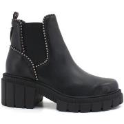 Chaussures Guess Stivaletto Combact Borchie Tacco Black Fl8KALELE10