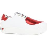 Chaussures Love Moschino MOSCHINO Sneakers Bianco Rosso? JA15183G17IA1...