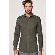 Chemise Profuomo Chemise Tricot Vert