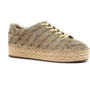 Chaussures Guess Sneaker Suola Corsa Beige Brown FL6MLEFAL14