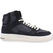 Chaussures Guess Sneaker Hi Bicolor Loghi Uomo Black Coal FM7VBMELL12