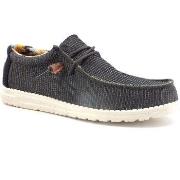 Chaussures HEY DUDE Wally Knit Sneaker Vela Uomo Charcoal 40007-025