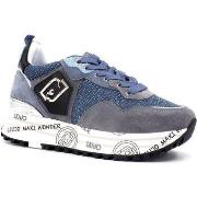 Chaussures Liu Jo Maxi Wonder 01 Sneaker Donna Denim Blu BF3003PX079