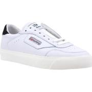 Chaussures Superga 3843 Court Sneaker Uomo White Black S5135EWU