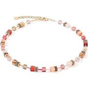 Collier Coeur De Lion Collier GeoCUBE® Iconic Precious rouge-beige