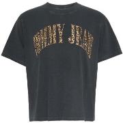 T-shirt Tommy Jeans T Shirt femme Ref 61379 Multi