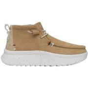 Bottines HEYDUDE BUTIN WENDY PEAK HI SUEDE BEIGE