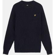 Pull Lyle &amp; Scott KN1701V SHAKER STITCH-Z271 DARK NAVY