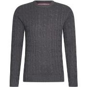 Sweat-shirt Cappuccino Italia Cable Pullover Antraciet