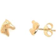 Boucles oreilles Brillaxis Boucles d'oreilles tête de cheval