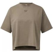 T-shirt Reebok Sport CROP TEINTE NATURELLE CLASSIC