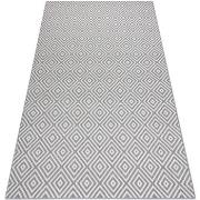 Tapis Rugsx Tapis SIZAL FLAT 48607637 Carrés Losanges gris 160x230 cm