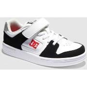 Chaussures de Skate enfant DC Shoes MANTECA V KIDS black white red