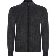 Sweat-shirt Cappuccino Italia Cable Cardigan Antraciet