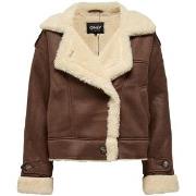 Manteau Only Jacket Ylva Faux - Toasted Coconut
