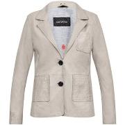 Blouson Oakwood Blazer Yucca en cuir Ref 61285 Smoke