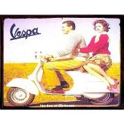 Tableaux, toiles Forme Petite Plaque métal Vespa The Den of the Vespa