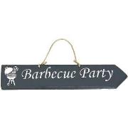 Tableaux, toiles Qualiart Plaque décorative en bois - Barbecue Party -...